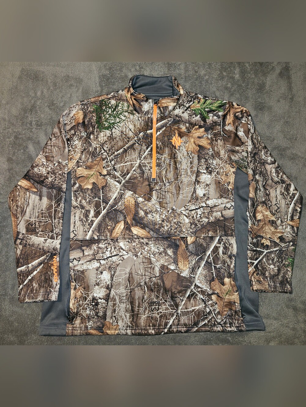 Nomad - Men's Southbounder 1/4-Zip Fleece Pullover - Realtree Edge